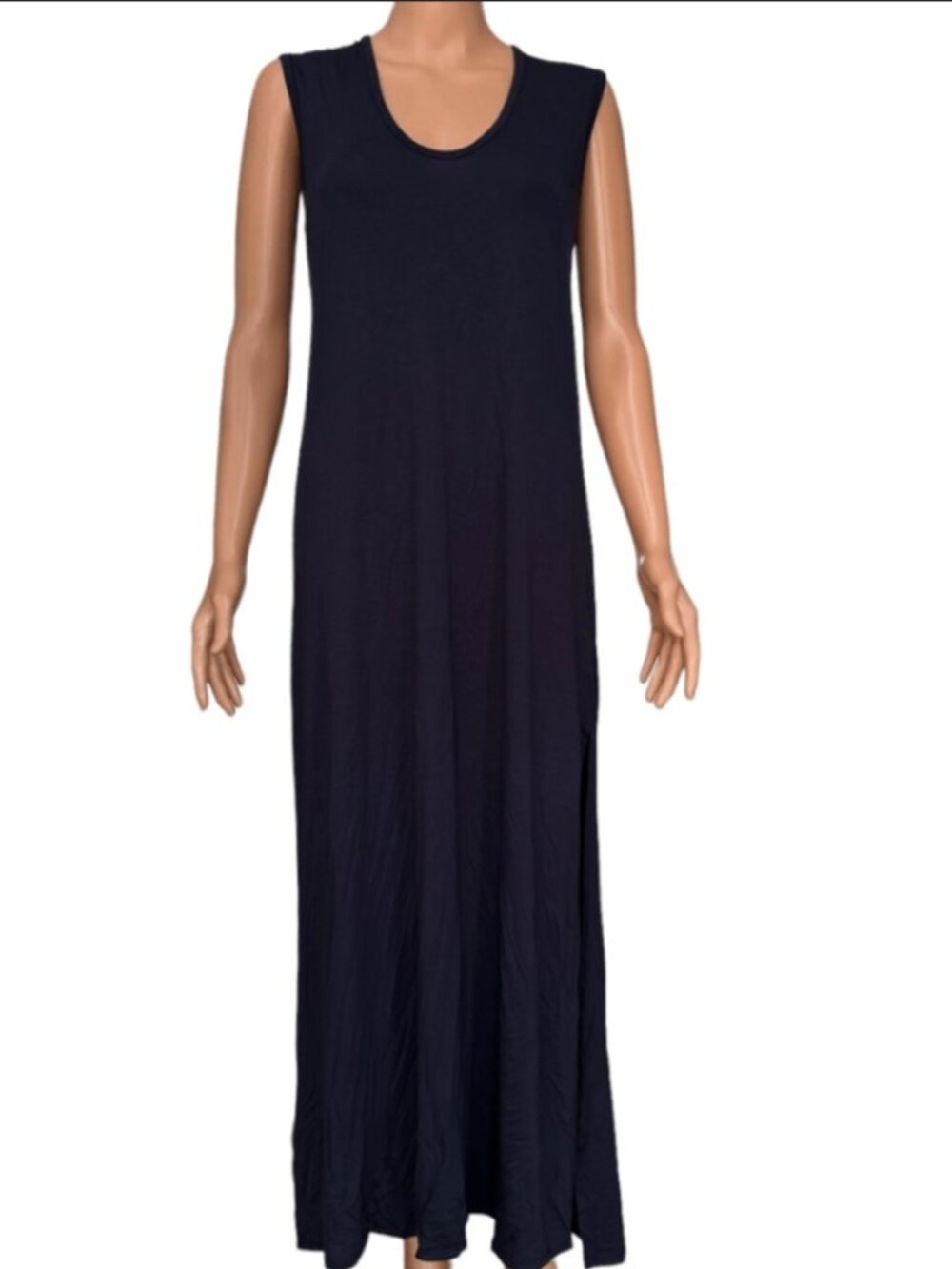 Go Couture Sleeveless V-Neck Maxi Dress – Blue – Size Medium (BNWT)